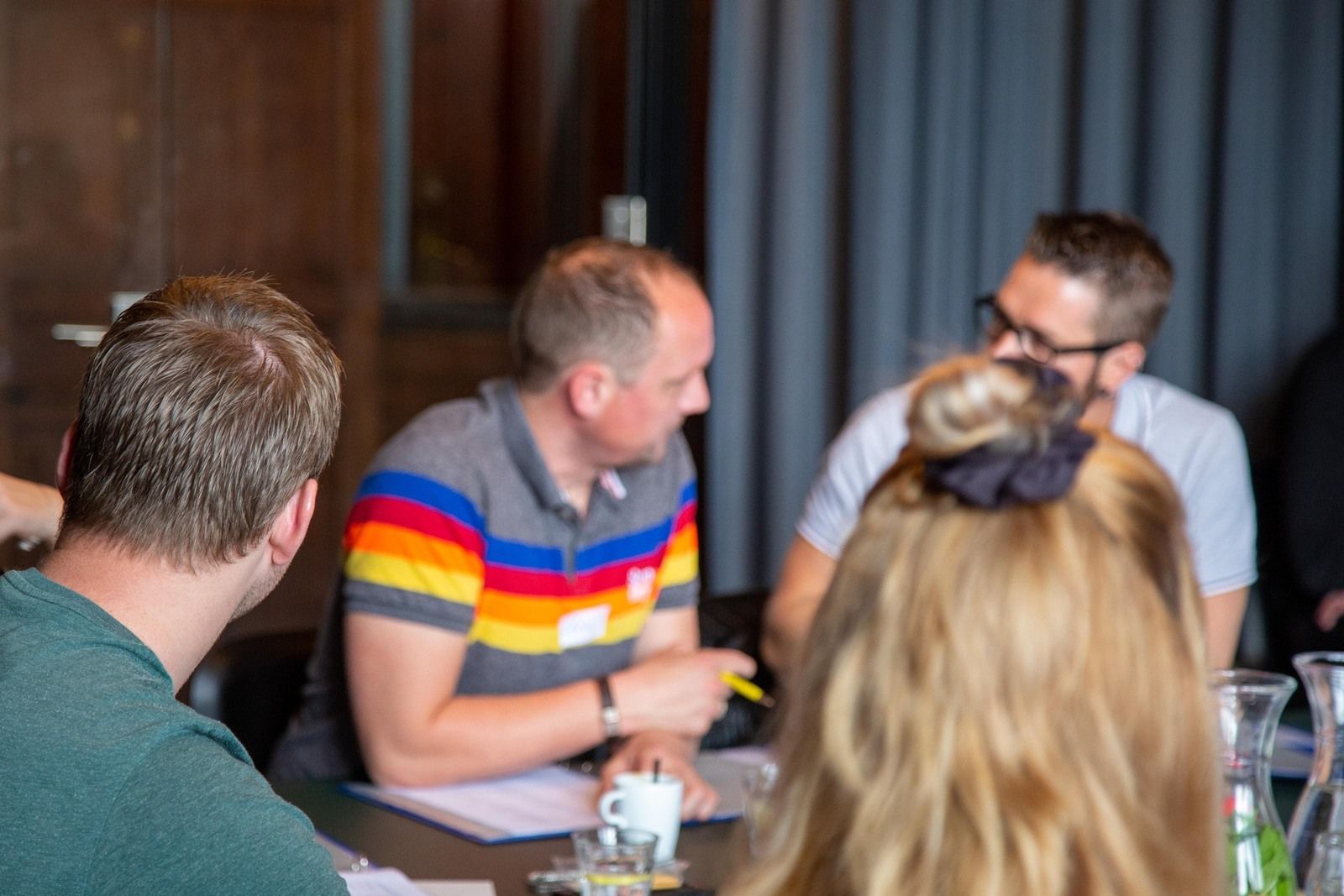 Group in conversation
